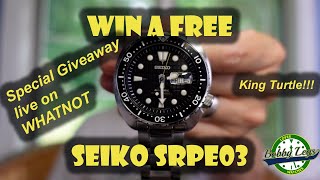 WIN A FREE SEIKO King Turtle SRPE03 - Prospex Diver