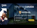 Meet the representative of University of waterloo at Glinks International!