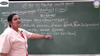 CBSE - வகுப்பு  VII - தமிழ் -  அகர வரிசைப்படுத்துதல்