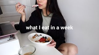 What i eat in a week 🍓 *realistic + simple recipes + asian food*