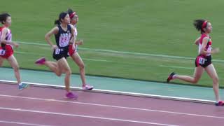 H29　ジュニアオリンピック　B女子1500m　予選1組