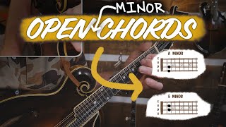 How to Play Open Minor Chords on the Mandolin!