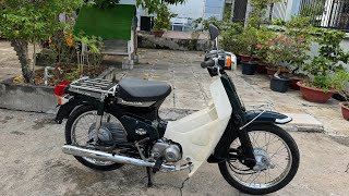 Custom 70 “Xanh nước cống 141” Nghe Giá Xong Hết Hồn 0766681238 | Honda Cub Hồng Phúc