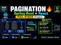 React + Spring Boot + Pagination Full Stack Project 2026 | REST API + Axios + MySQL | Complete Guide