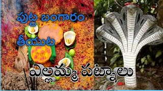 ఎల్లమ్మ పట్నాలు. పుట్ట బంగారం తెచ్చుట. ,#Vlog3 , #ellammapatnalu