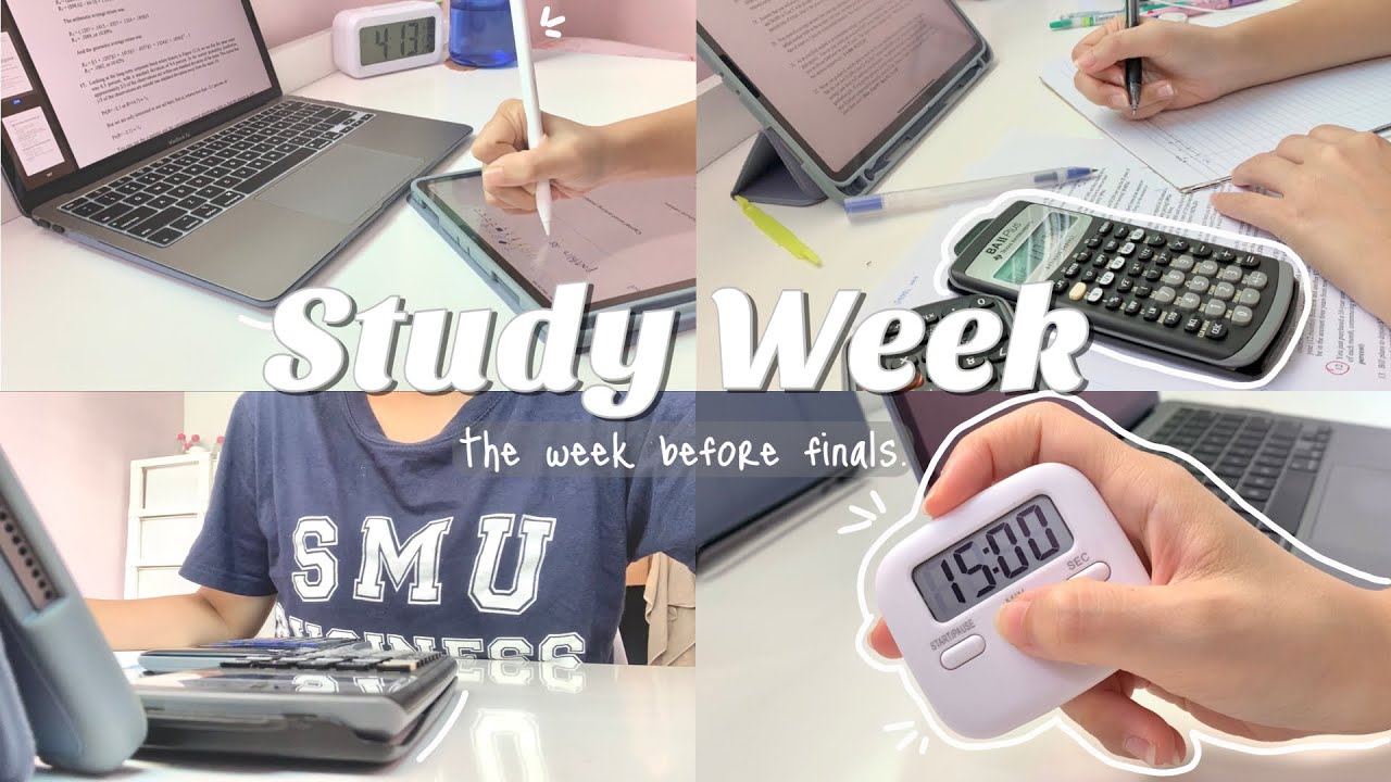 A Study Week In My Life 😴 | Uni Vlog - YouTube