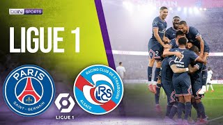 psg - vs - Strasbourg 2-1 scorecard   all goals and extended highlights |  League 1