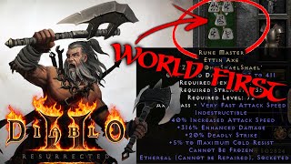 Most GODLY RUNEMASTER EVER (World Record) Diablo 2 Resurrected