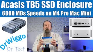 Acasis 80gbps SSD Enclosure TB5 Speeds for M4 Pro Mac Mini