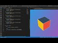 How to code 3D Rotating Cube