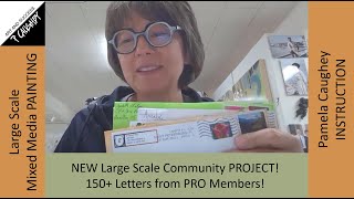 133 - Pamela Caughey - ArtandSuccess PRO Snail Mail Community Project - Over 150+ Letters!