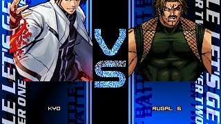 音巢京 vs 卢卡尔(再战）。Kyo vs Rugal(Mugen)(Re-Fight)