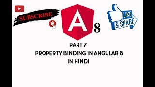 Property Binding Angular 8 in Hindi