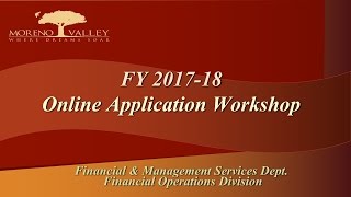 2017 CDBG Online Workshop