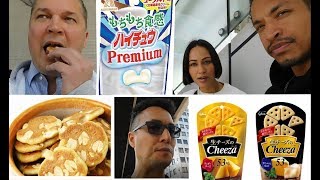 外国人が日本のお菓子を実食！Foreign people trying japanese sweets