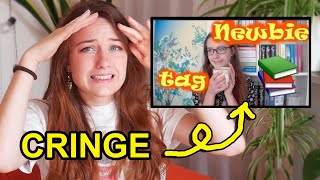 Reacting to my Booktube Newbie Tag ✨