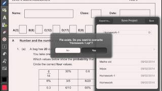 Saving Explain Everything project files to Showbie