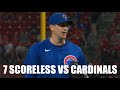 Kyle Hendricks Throws 7 Shutout Innings vs Cardinals!!