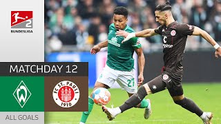Exciting Draw! | Werder Bremen - FC St. Pauli 1-1 | All Goals | Matchday 12 – Bundesliga 2 - 2021/22