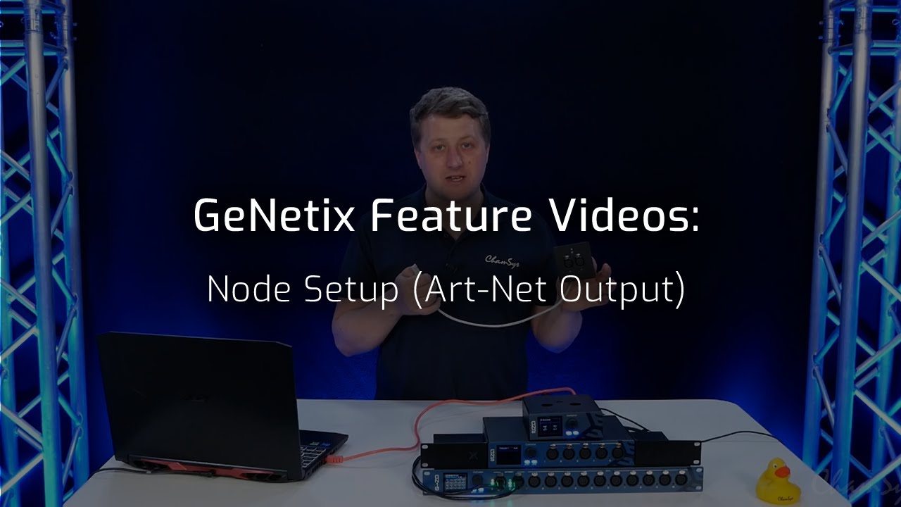 Genetix Feature Videos Node Setup Art Net Node Setup Youtube