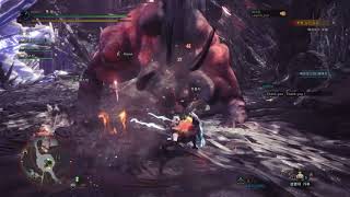 [MHW] 상처입은 마수 랜스 시점 手負いの魔獣ベヒーモスランス視点