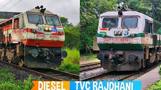 End of an Era !! Glorious Diesel Days of NZM TVC Rajdhani !! Mega Compilation !! Konkan Railway !!!