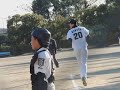 2015.12.19 大府での野球教室で野村亮介選手はツーベース。