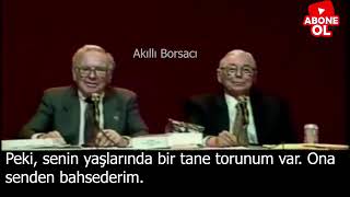 Gençlere yatırım tavsiyeleri | Warren Buffett | Charlie Munger TÜRKÇE