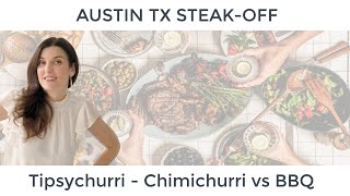 Tipsychurri 🤩  Steak-Off (Chimichurri vs BBQ Sauce) ★