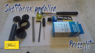 Cambio pedalier Shimano Press fit BB92.