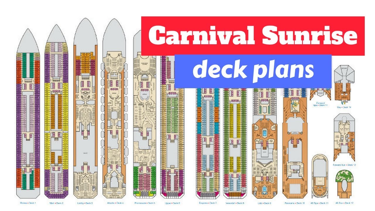 Carnival Fascination Deck Plan