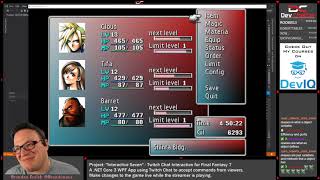 Final Fantasy 7 Interaction - C# and .NET Core 3 - Twitch Chat - Ep 199
