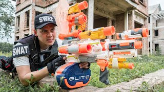 LTT Game Nerf War : Elite Soldier Squad Warriors SEAL X Nerf Guns Fight Crime Mr Zero Scazy