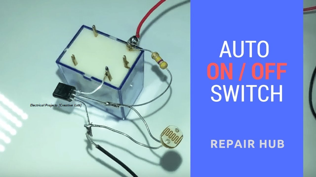 Automatic On And Off Light Switch Youtube