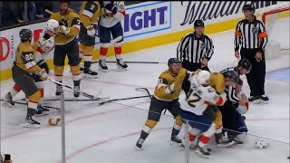 Florida Panthers vs Vegas golden knights￼ big scuffle after play is over (2023 NHL)