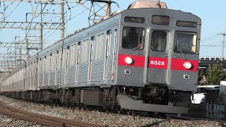 東急8500系8628F 急行中央林間行 杉戸高野台～幸手通過【4K】