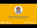 How are mRNA and protein-based COVID-19 vaccines different?