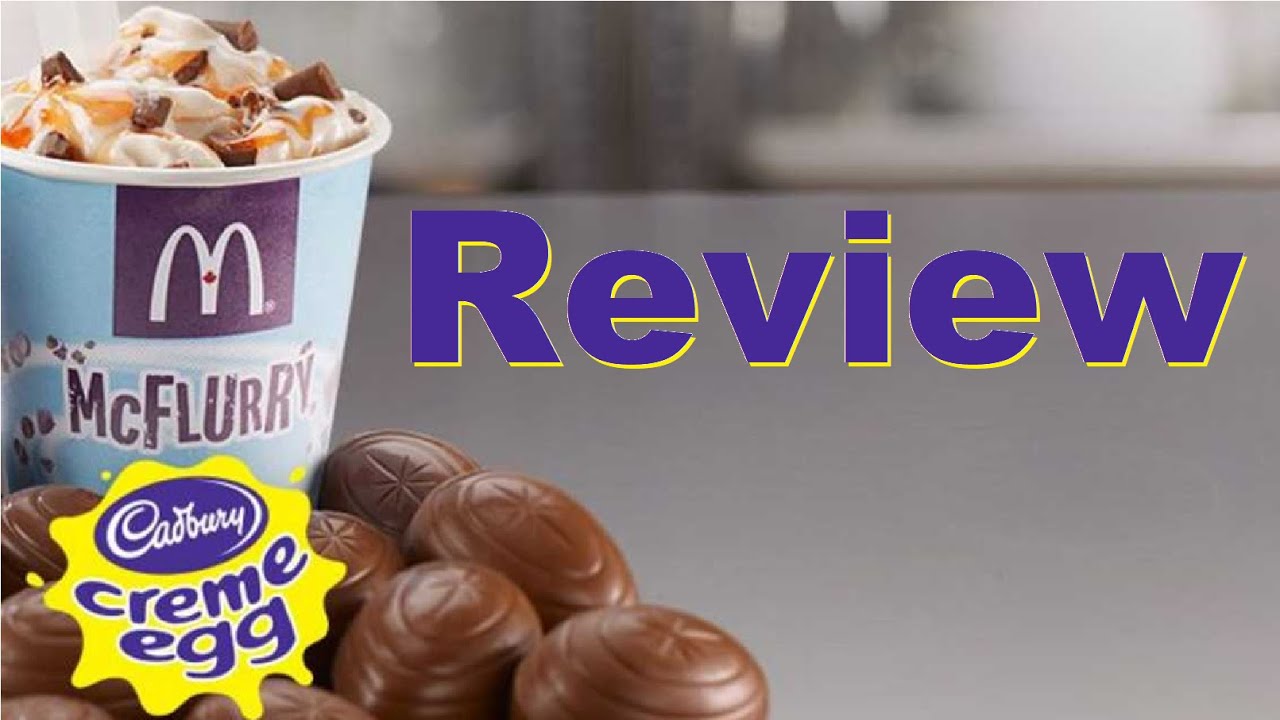 McDonald's Cadbury Creme Egg McFlurry Review - YouTube