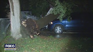 Storm damage in SE Wisconsin; trees, electrical wires down  | FOX6 News Milwaukee