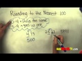 Rounding numbers to the nearest hundred,  5th to 7th grade video