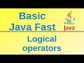 Logical operators (and, or, not) - Basic Java Fast (8)