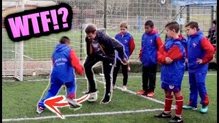 MEGGING KIDS IN ARGENTINA CLUBS!! (Young Messi, Ronaldo, Neymar) | Football Panna Challenge