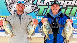 Fishing a CRAPPIE TOURNAMENT! Jigging for Big Slabs on Lake Guntersville!