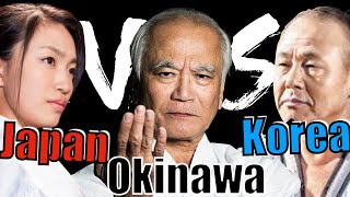 10 Differences Between Okinawan Karate, Japanese Karate & Taekwondo! Kicks Version!