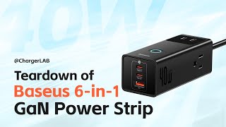 Teardown of Baseus PowerCombo Pro 40W 6-in-1 GaN Power Strip