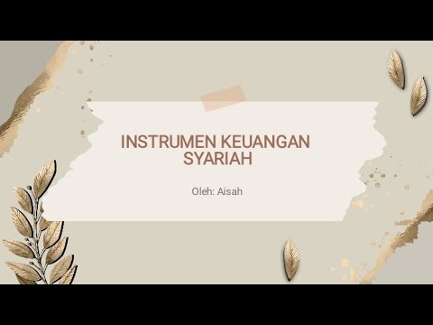 INSTRUMEN PASAR MODAL SYARIAH - YouTube