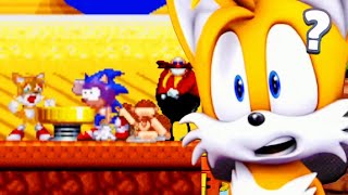 TAILS REACTING TO SONIC'S SPRITE ANIMATION PART 3 - SONIC THE HEDGEHOG | OFFICIAL BAUK