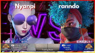 Street Fighter 6 - Nyanpi (A.K.I.) vs ranndo (Kimberly)