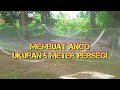 cara membuat anco ikan ukuran 5 meter persegi