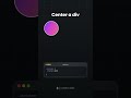 How to center a div - #css #frontend #webdesign